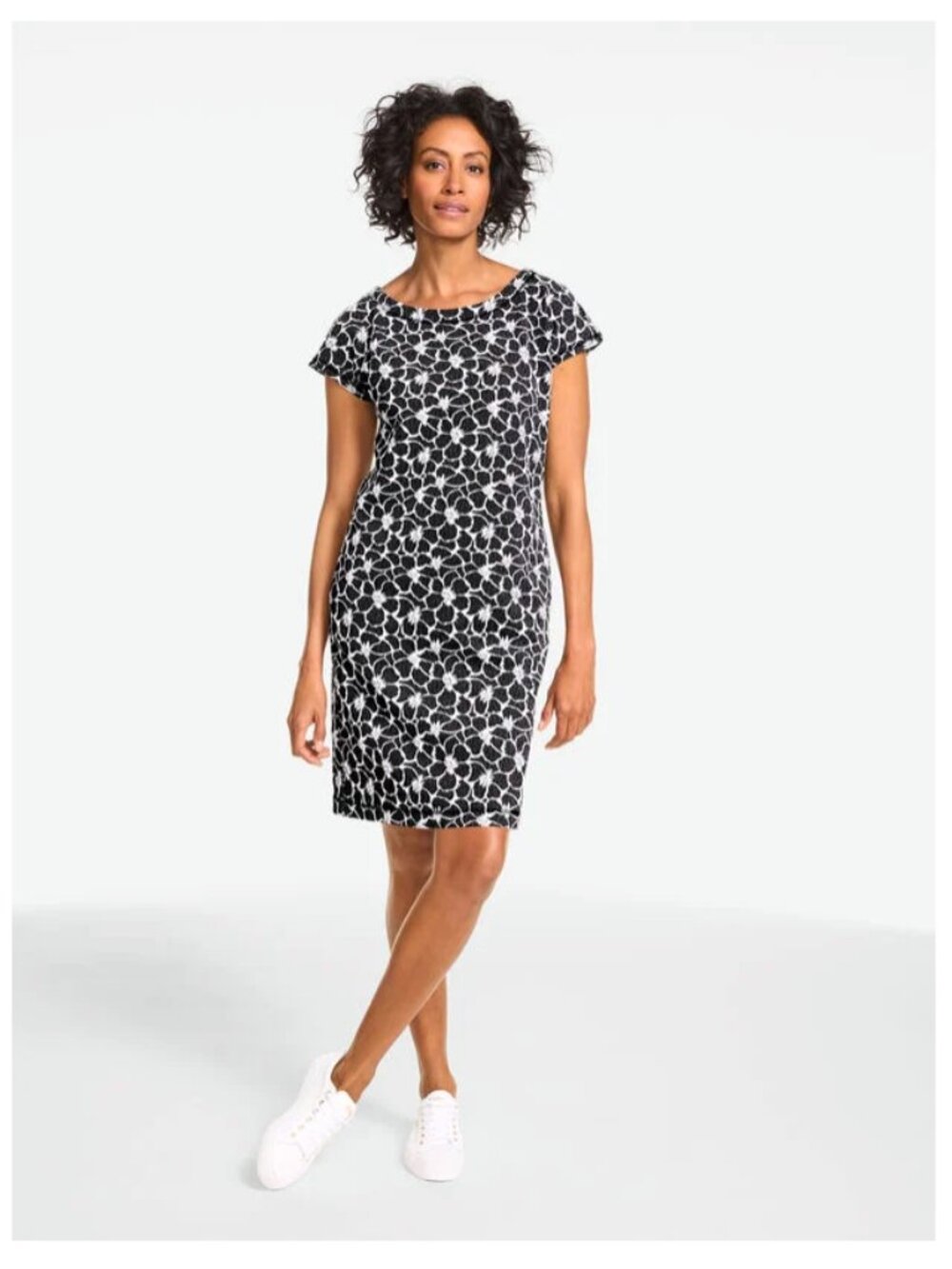 NWT Talbots Sunny Floral Jacquard Keyhole Dress Plus2X